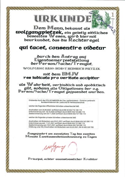 Eigentümerfeststellung Eigentümerfeststellung