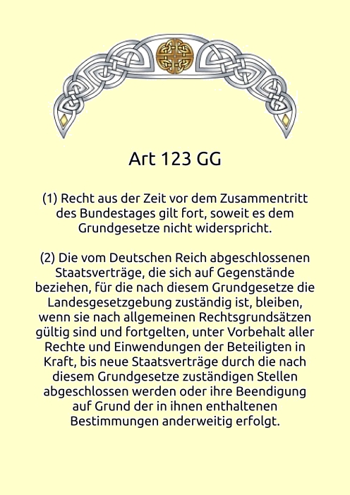 Art 123 GG Art 123 GG